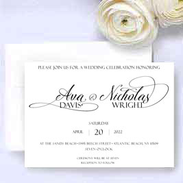 Affection Wedding Invitation