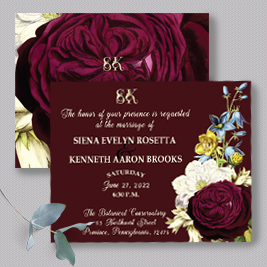 Botanical Wedding Invitation