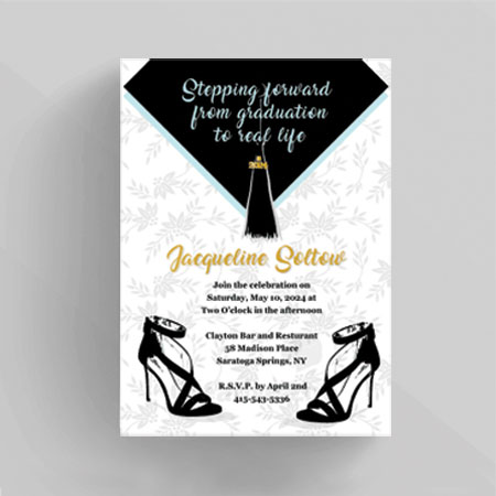 Steping Forward-Graduation-Invitation