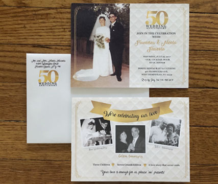 Wedding Album Anniversary Invitation